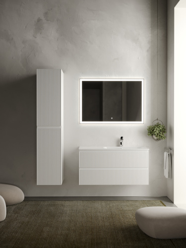 Тумба под раковину Sancos SNOB R SNR100RW 99,5х44,5х50 настенная - фото 2